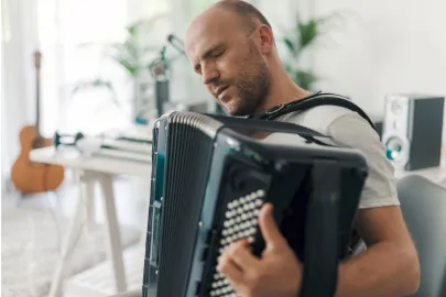 Akkordeon Schnupperstunde 20 minuten für Erwachsene