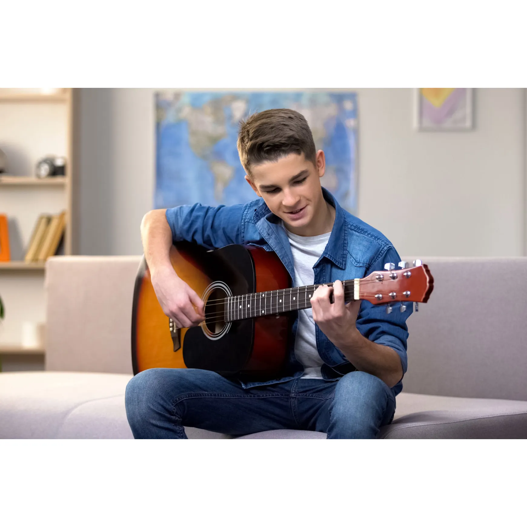 A-Gitarre Schnupperstunde 20 minuten für Kinder und Jugendliche
